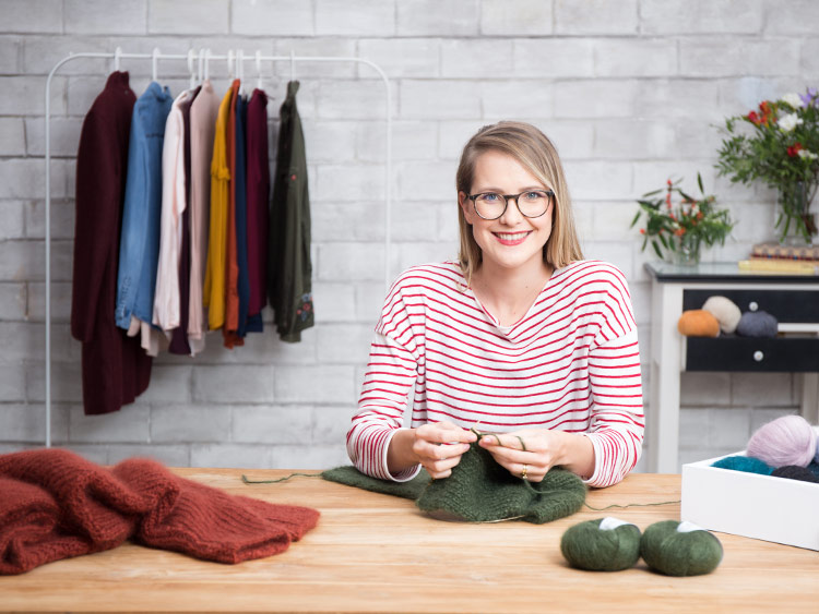 LANGYARNS Mohair Pullover Schritt 1