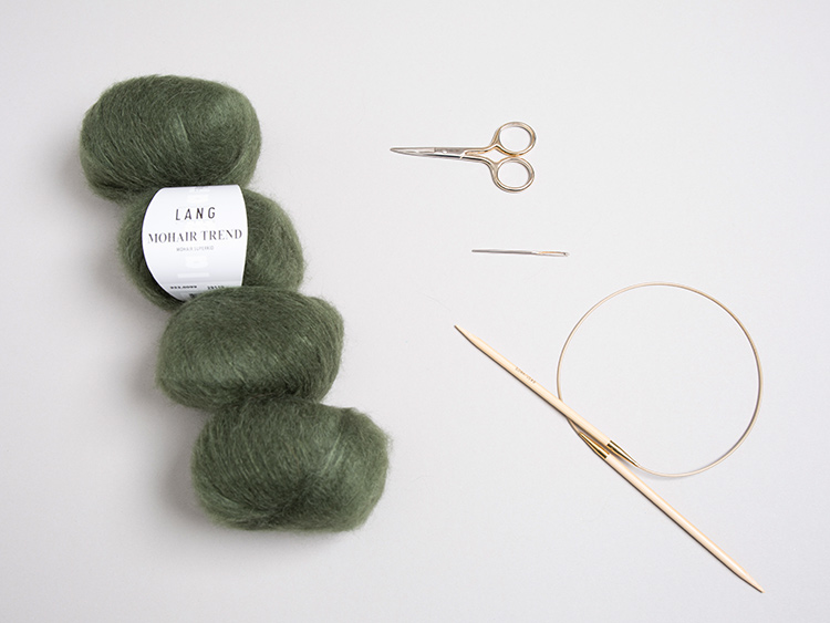 LANGYARNS Mohair Pullover Schritt 3