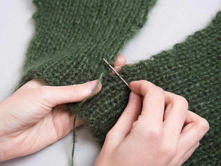 LANGYARNS Mohair Pullover Schritt 34