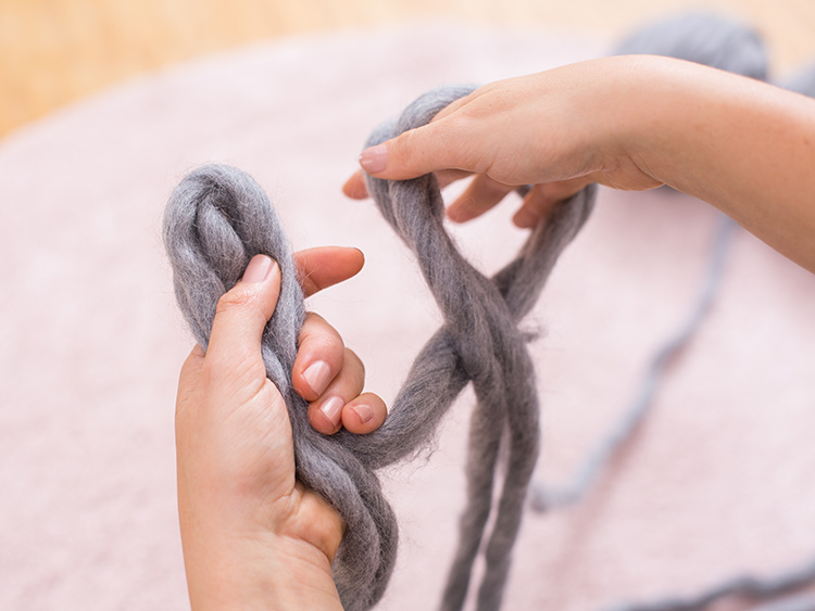 LANGYARNS XXL Decke SMILLA Schritt 3