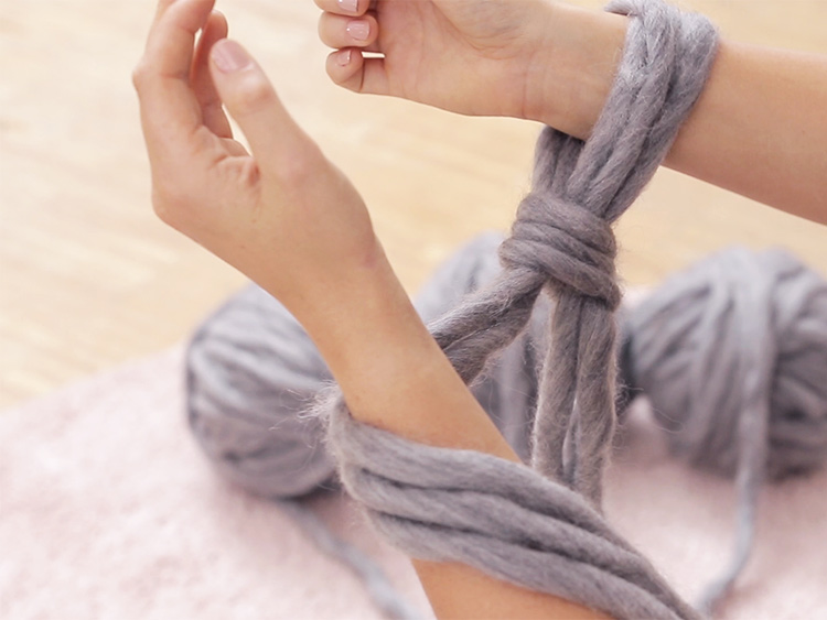 LANGYARNS XXL Decke SMILLA Schritt 6